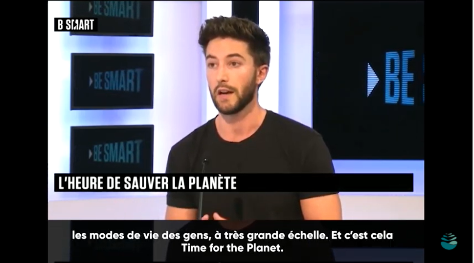 Interview TV d'Arthur Auboeuf, keeper de Team for the Planet